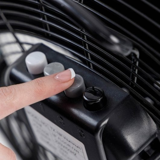 Taurus Sirocco 18 Ventilador Preto 45 cm Botões Corrente Alternada Metal