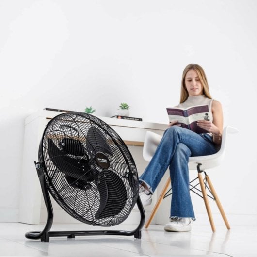Taurus Sirocco 18 Ventilador Preto 45 cm Botões Corrente Alternada Metal