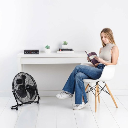 Taurus Sirocco 18 Ventilador Preto 45 cm Botões Corrente Alternada Metal