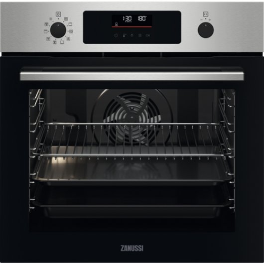 Horno eléctrico Zanussi ZOPXD6XN 72 L Inox Antihuellas función pirolítica PlusSteam