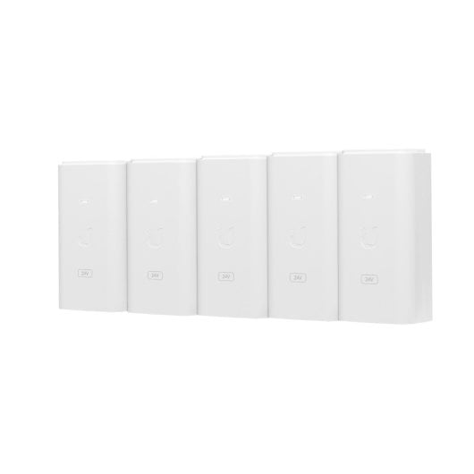 Injecteur PoE Ubiquiti POE-24-24W 24V 24W 10 100 Mbit/s Pack 5 unités