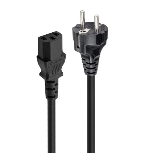 Cable de alimentación Ewent EC1912 1,8m Enchufe tipo F C13 H05VV-F3G