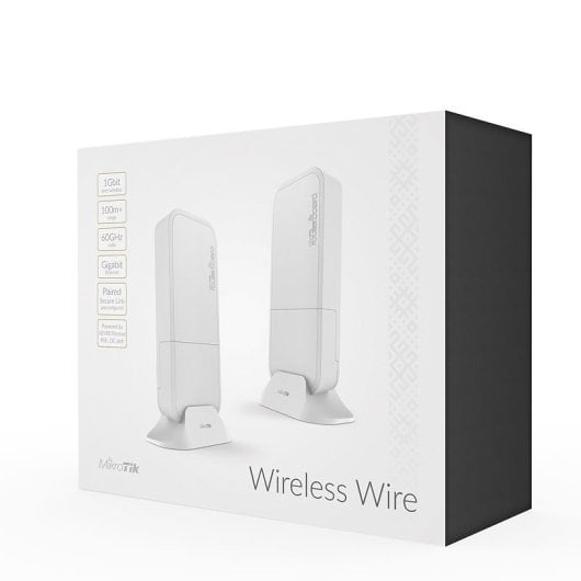 Mikrotik RBWAPG-60ADKIT punto di accesso 1000 Mbit/s PoE LAN Gigabit Bianco 5W