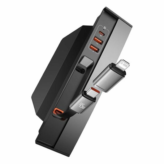 Baseus USB-C Hub 4 Ports 45W für Tesla Model 3/Model Y, 1m Aluminium ABS PC