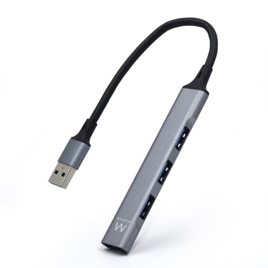Hub Ewent 4 puertos 5Gbps EW1144 USB 3.2 Gen 1 Plug&Play alimentación por USB