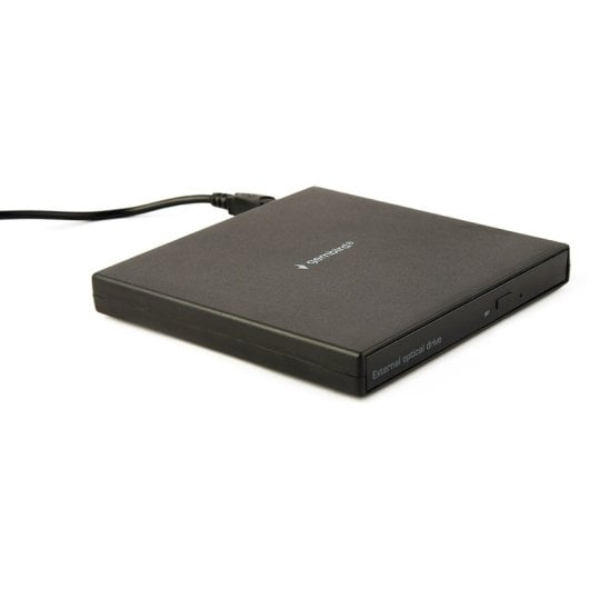 Grabadora DVD Externa Gembird DVD-USB-04 USB 2.0, 24x CD, 8x DVD, Negra