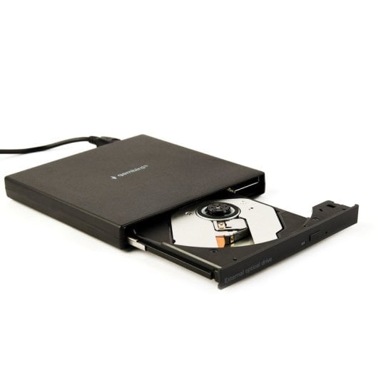 Grabadora DVD Externa Gembird DVD-USB-04 USB 2.0, 24x CD, 8x DVD, Negra