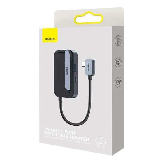 Hub Baseus 6 puertos 500 Mbit/s PadJoy 6 Extras HDMI USB C SD MicroSD Jack 3,5mm
