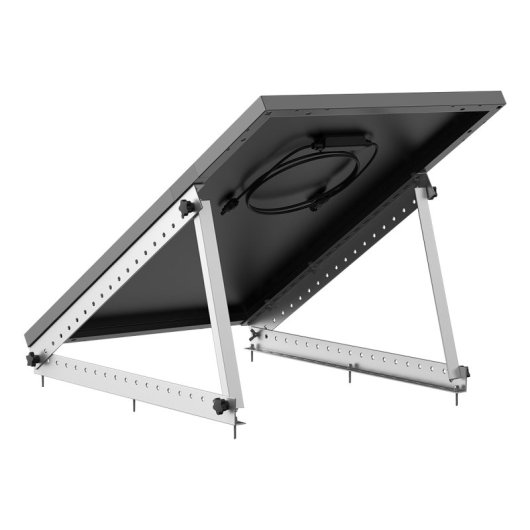 Kit di montaggio indipendente EcoFlow AA-FRAME-28IN, argento, superficie in cemento, 0-90°