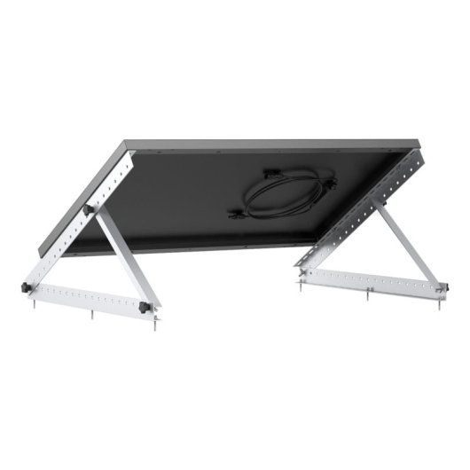 Kit di montaggio indipendente EcoFlow AA-FRAME-28IN, argento, superficie in cemento, 0-90°
