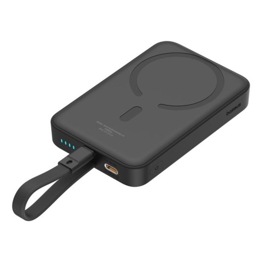 Batterie externe Baseus MAGSAFE MINI sans fil 10 000 mAh 20 W Lithium Polymère Noir