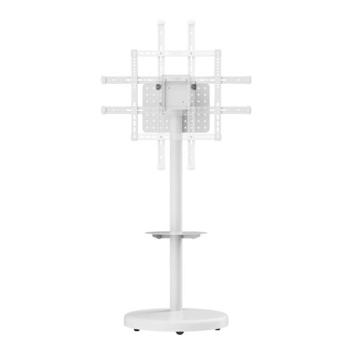 Carrito para TV Ewent EW1550 Blanco Altura Ajustable 50kg 37-86? Inclinación y Giro