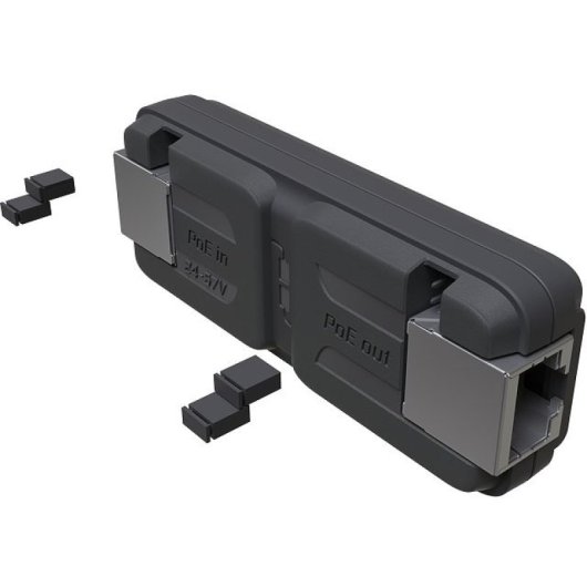 Extensor Gigabit PoE Mikrotik GPER Negro 2A Alta Resistencia -40 a 70°C