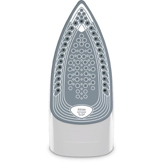 Tefal Express Steam FV2835E0 Bügeleisen, 2400 W, Cerilium, 160 g/min, 1,9 m, Violett/Weiß