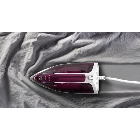 Tefal Express Steam FV2835E0 Bügeleisen, 2400 W, Cerilium, 160 g/min, 1,9 m, Violett/Weiß