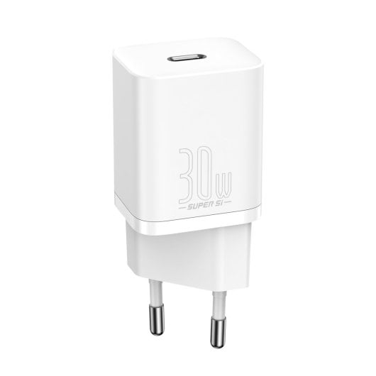 Baseus CCSUP-J02 Ladegerät 1x USB-C Universal AC Power Weiß