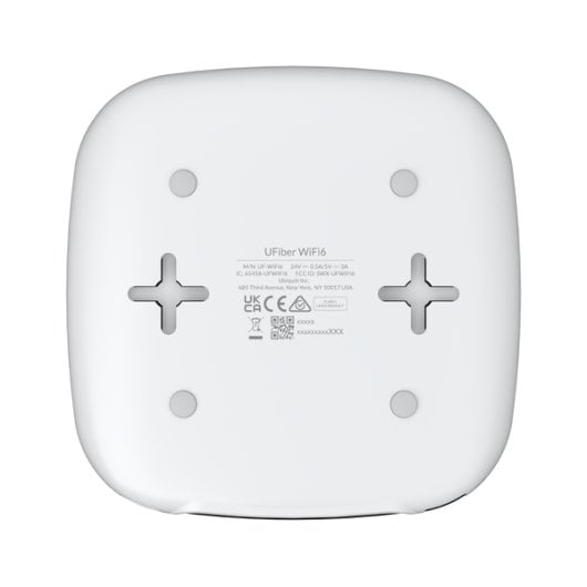 Tarjeta de Red Ubiquiti UFiber WiFi6 GPON CPE SC 1000 Mbit/s Dual Band Seguridad WPA3