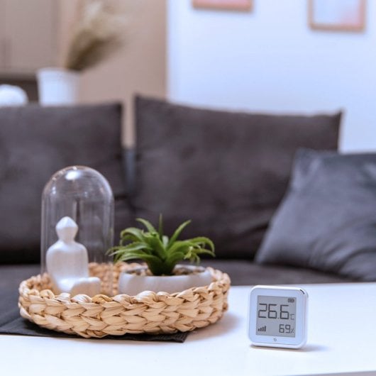 Sensor Shelly Plus H&T Interior Independiente Temperatura y Humedad -45 a 135°C USB/WiFi