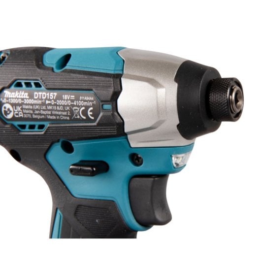 Llave de impacto Makita DTD157Z sin escobillas 3000 RPM 1/4? 18V batería