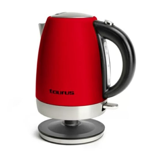 Hervidor Taurus Vintage Red 1.7L 2200W Acero Inoxidable Base 360º Sin Cables Rojo