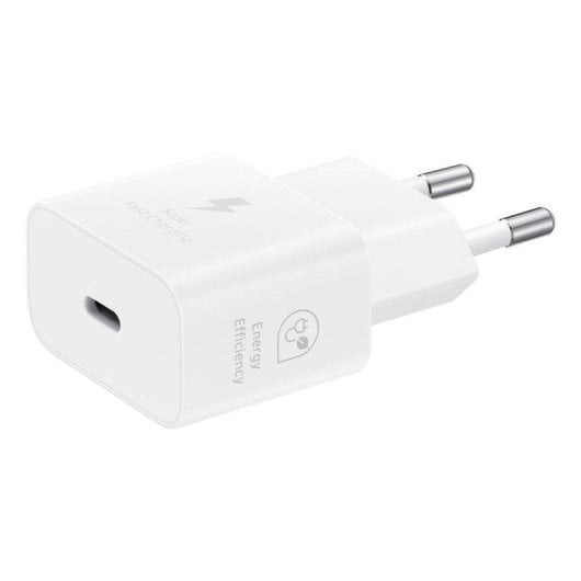 Cargador Samsung EP-T2510NWEGWW USB-C 25W Blanco Carga Rápida Universal