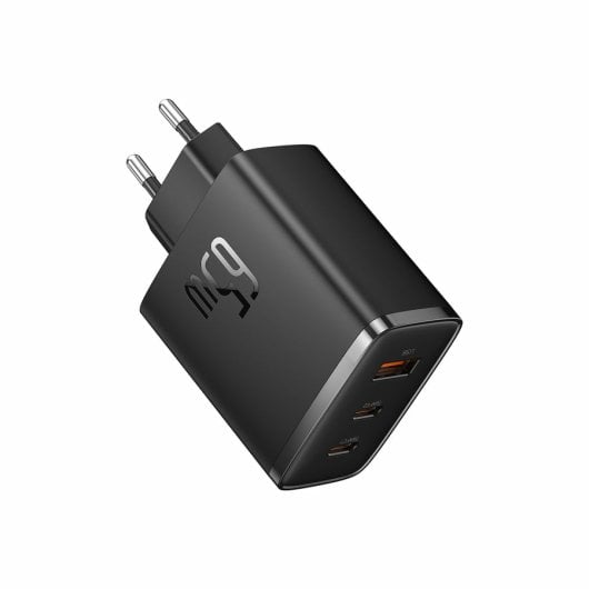Baseus P10152301113-00 Carregador Universal com 2x USB-C, Carregamento Rápido e Proteção Avançada Preto