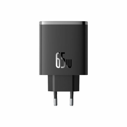Baseus P10152301113-00 Carregador Universal com 2x USB-C, Carregamento Rápido e Proteção Avançada Preto
