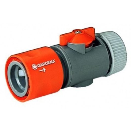 Conector rápido Gardena 02942-20 gris y naranja 1 pieza funcionalidad optimizada