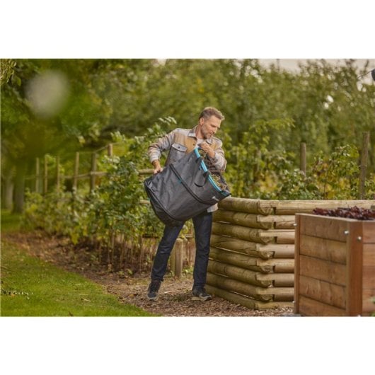 Contenedor Gardena 11715-20 130L Negro Verde Plástico Reciclado 460x460x600mm