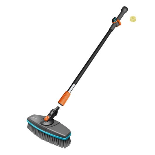 Set de limpieza Gardena 18828-20 mango duro 150cm cepillo robusto detergente integrado