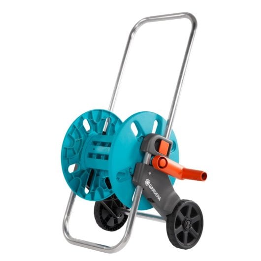Gardena 18500-20 Haspeltrommel schwarz blau Edelstahl funktional