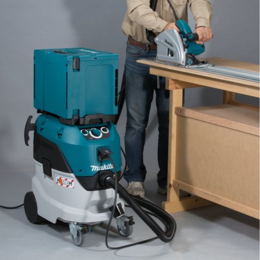 Aspiradora de tambor Makita VC4210M 1200W Seca y húmeda 34L Bajo ruido