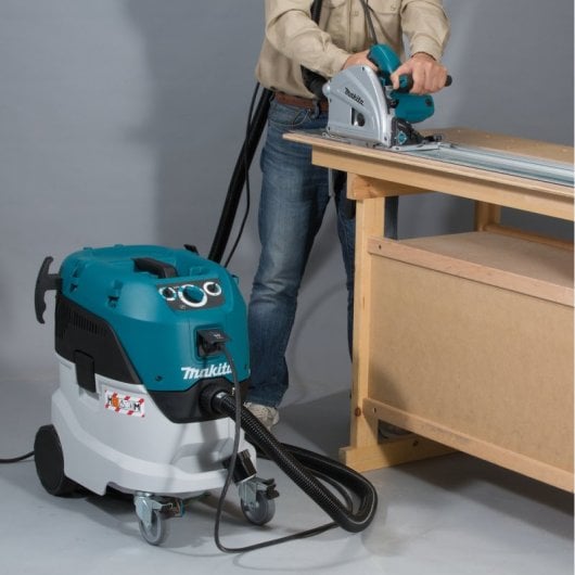 Aspiradora de tambor Makita VC4210M 1200W Seca y húmeda 34L Bajo ruido