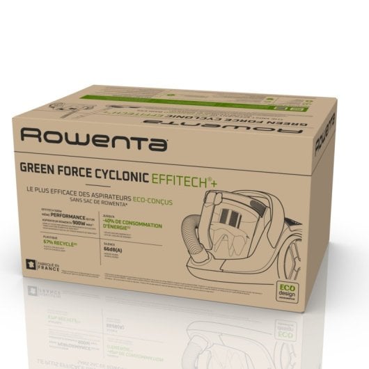 Rowenta Green Force RO7C89 Schlittenstaubsauger, 500 W, HEPA-Filter, beutellos, 2,5 l