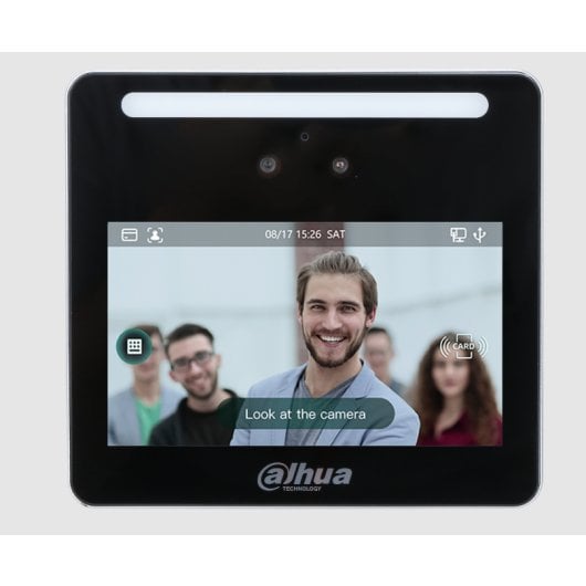 Lecteur d'accès Dahua DHI-ASI3213G-MW TFT 4,3 pouces, double caméra, capteur CMOS