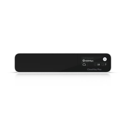 Barebone Ubiquiti CloudKey Plus ARM Cortex Aluminio MicroSD OLED Rack/Desktop