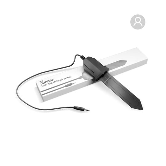 Sensor de humedad para suelo Sonoff MS01 Negro alta compatibilidad y precisión