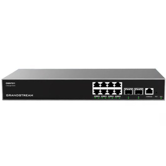 Commutateur rackable Gigabit L3 géré à 8 ports Grandstream Networks GWN7811