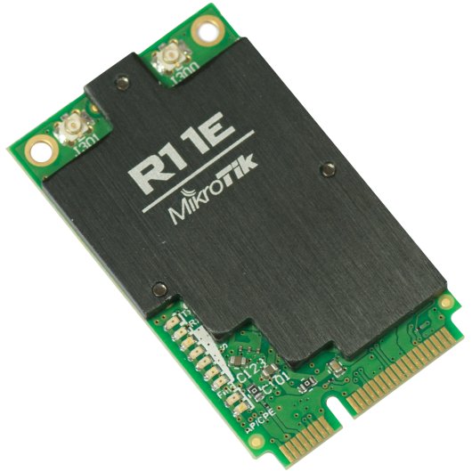 Scheda di rete Mikrotik R11e-2HnD Mini PCI Express Wi-Fi 4 2,4 GHz ad alta potenza a doppio colore
