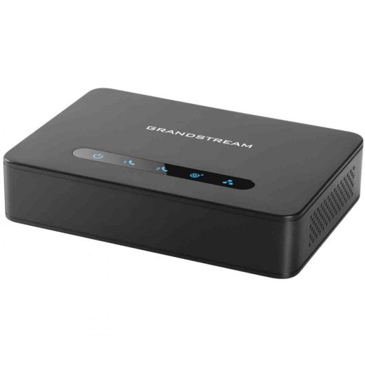 Adaptador VoIP Grandstream HT812 2 Puertos FXS, Codecs iLBC G.711 G.729A OPUS Seguridad AES