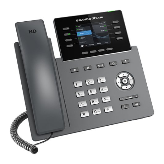 Telefono IP Grandstream GRP2624 8 linee 2.8″ TFT 2000 contatti cablato nero