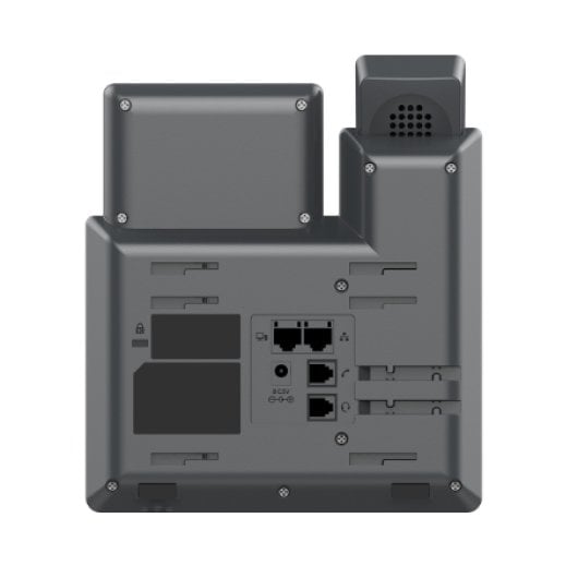 Grandstream Networks GRP2601W Telefono IP LCD a 2 linee con Fast Ethernet, Wi-Fi 6, nero