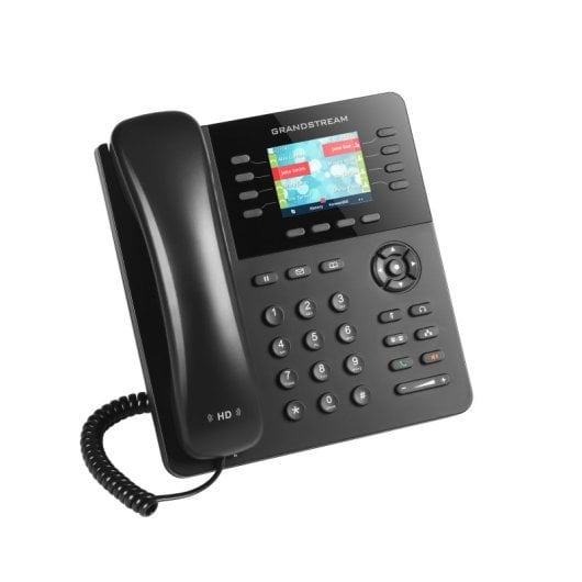 Grandstream GXP2135 IP-Telefon, 8 Leitungen, 2000 Einträge, 2,8 Zoll TFT, Schwarz