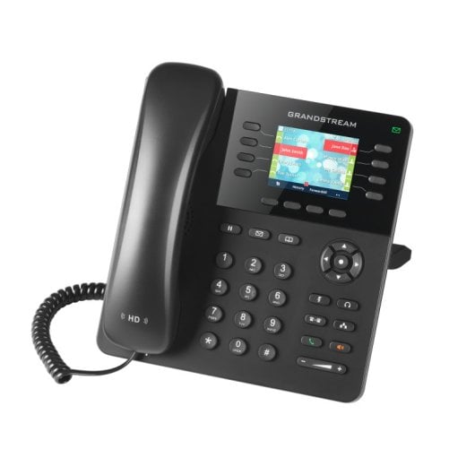 Grandstream GXP2135 IP-Telefon, 8 Leitungen, 2000 Einträge, 2,8 Zoll TFT, Schwarz