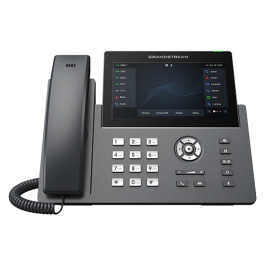 Teléfono IP Grandstream Networks GRP2670 Negro 12 líneas Pantalla 7? SIP avanzado