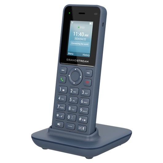 Teléfono IP Grandstream WP826 Azul Wi-Fi 2 líneas Dual Band Pantalla TFT 1.8”