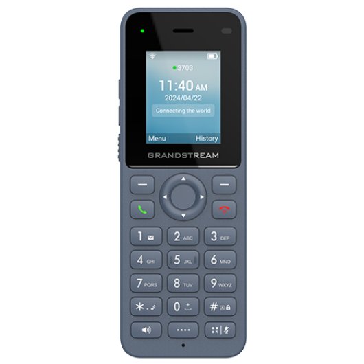 Teléfono IP Grandstream WP826 Azul Wi-Fi 2 líneas Dual Band Pantalla TFT 1.8”