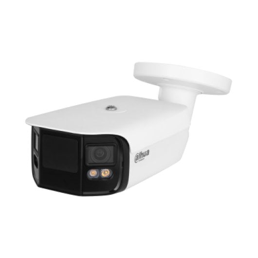Câmara IP WizMind da Dahua Technology IPC-PFW5849-A180-E2-ASTE 4K com visão panorâmica de 180° e iluminação avançada