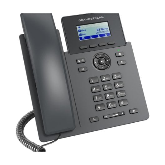 Grandstream GRP2601P Telefono IP nero 2 linee LCD Protezione password