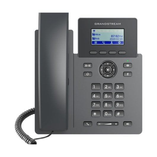 Grandstream GRP2601P Telefono IP nero 2 linee LCD Protezione password
